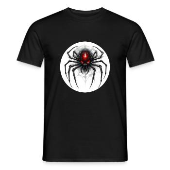 Spider - Männer T-Shirt - Schwarz - Vorne - AI Model Male 178 light (178cm)