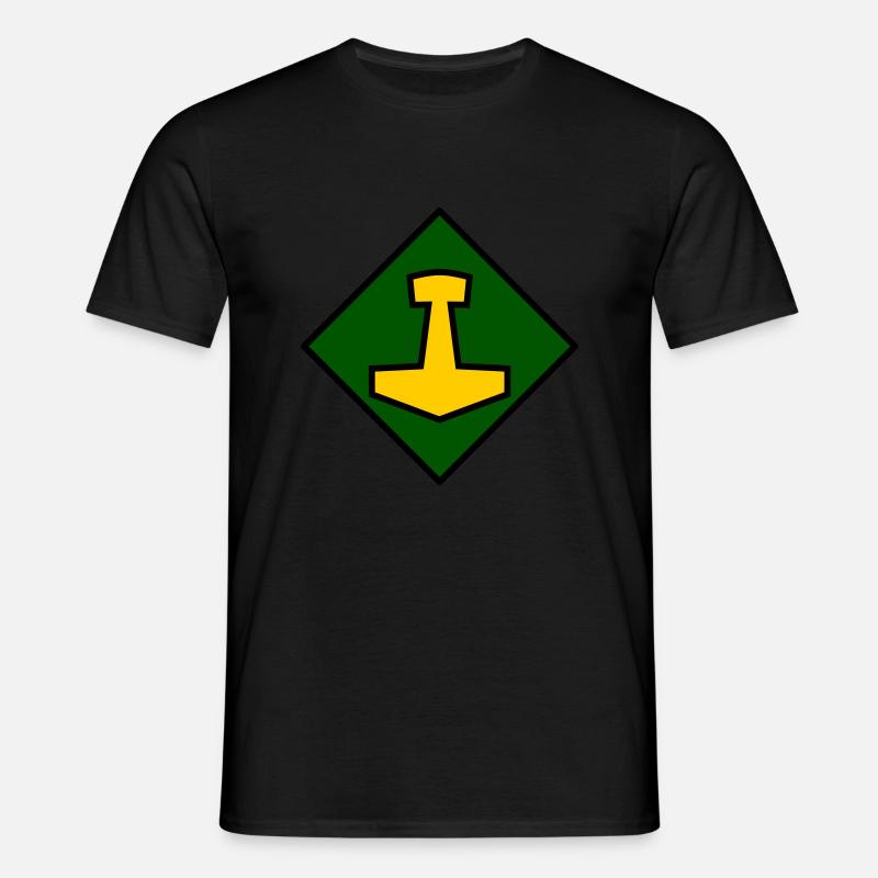 Mjölnir - Männer T-Shirt - Schwarz