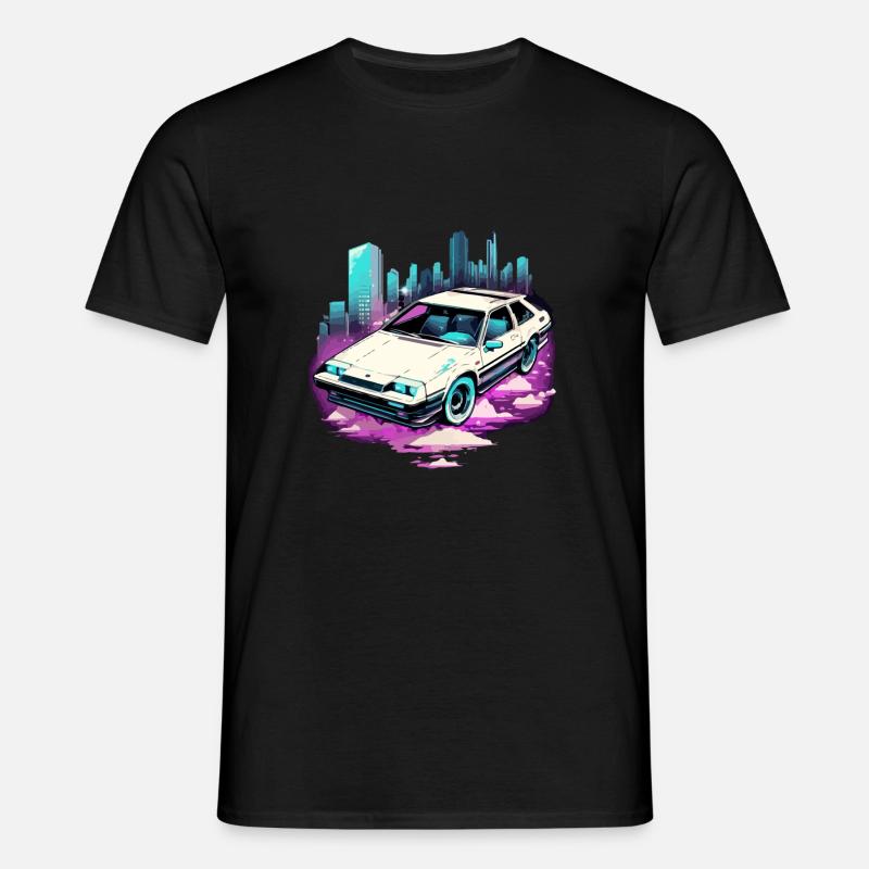 Silberpfeil-Auto - Männer T-Shirt - Schwarz