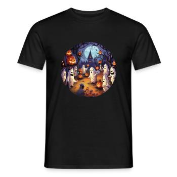 Halloween Party - Männer T-Shirt - Schwarz - Vorne - AI Model Male 178 light (178cm)