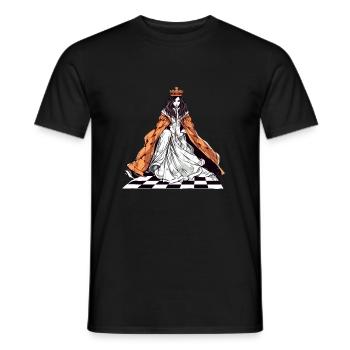 Superkönigin des Schachs - Männer T-Shirt - Schwarz - Vorne - AI Model Male 178 light (178cm)