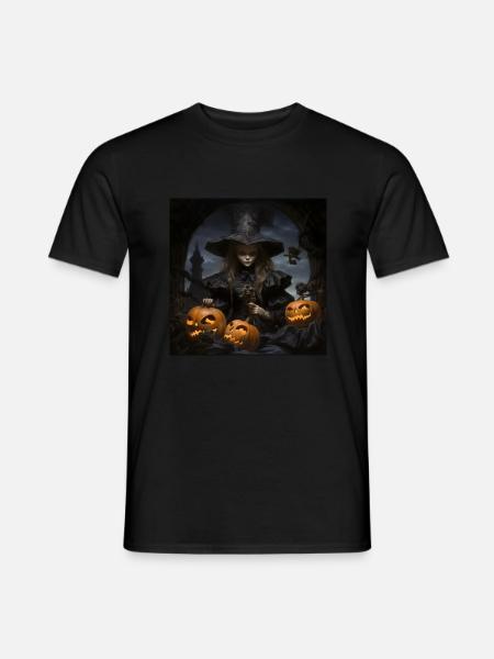 Halloween Witch - Männer T-Shirt - Schwarz