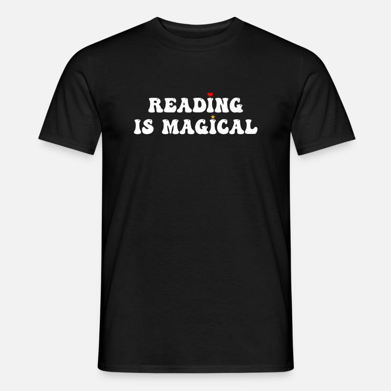 Reading Is Magical - Men's T-Shirt - black