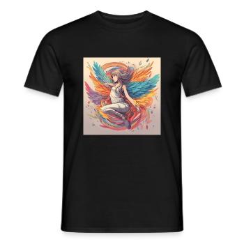 Musicdaydream Nr.4 - Männer T-Shirt - Schwarz - Vorne - AI Model Male 178 light (178cm)