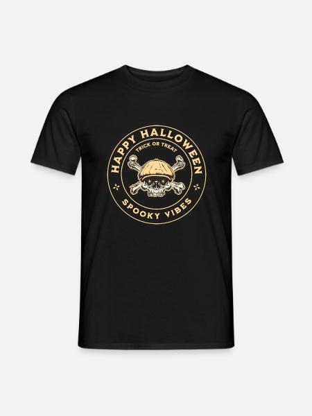Happy Halloween – Spooky Vibes - Men's T-Shirt - black