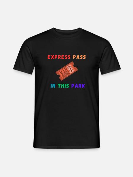 Pass express pour le parc - T-shirt homme - noir