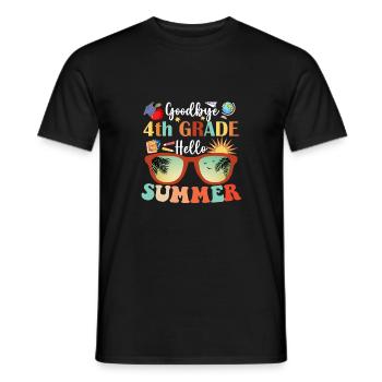 Goodbye 4th Grade Hello Summer - Men's T-Shirt - black - Front - AI Model Male 178 light (178cm)