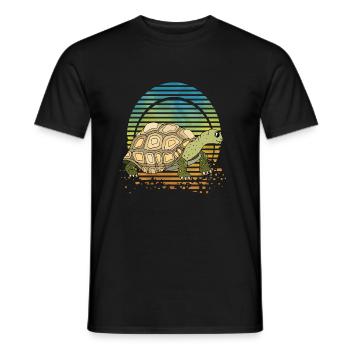 Tortue - T-shirt homme - noir - Devant - AI Model Male 178 light (178cm)
