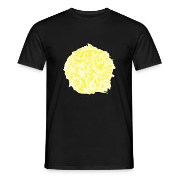 Rupture hypothétique d’un v.T-shirt à bulles - T-shirt homme - noir - Devant - AI Model Male 178 light (178cm)