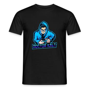 Doctor Kalt - Männer T-Shirt - Schwarz - Vorne - AI Model Male 178 light (178cm)