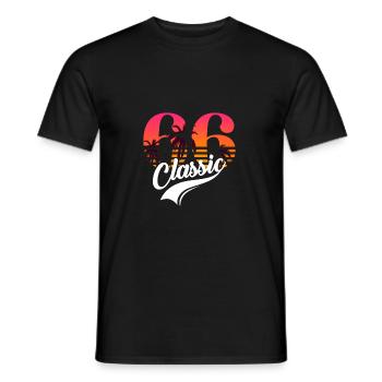 Vintage 1966-66th Birthday - Men's T-Shirt - black - Front - AI Model Male 178 light (178cm)