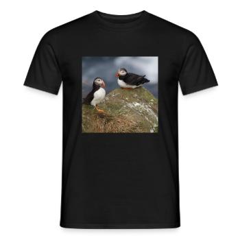 Puffin - Men's T-Shirt - black - Front - AI Model Male 178 light (178cm)
