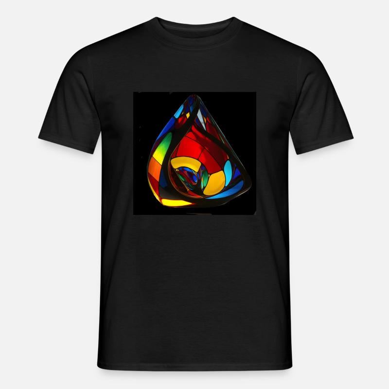 Kleinsche Flasche -05- - Männer T-Shirt - Schwarz