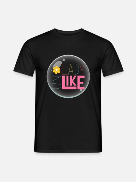 UN LADY LIKE - Men's T-Shirt - black