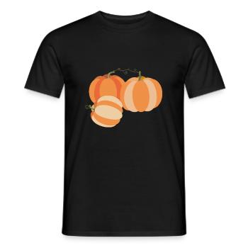 Kürbisse - Männer T-Shirt - Schwarz - Vorne - AI Model Male 178 light (178cm)