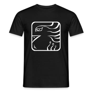 15 Kin Maya Adler WHT - Männer T-Shirt - Schwarz - Vorne - AI Model Male 178 light (178cm)