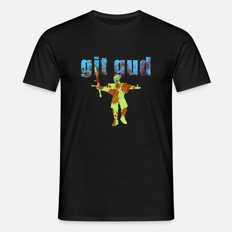 GitGud - Männer T-Shirt - Schwarz