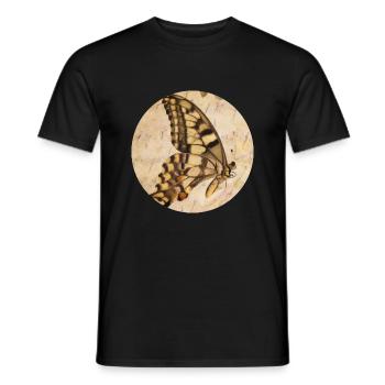 Schmetterling - Männer T-Shirt - Schwarz - Vorne - AI Model Male 178 light (178cm)