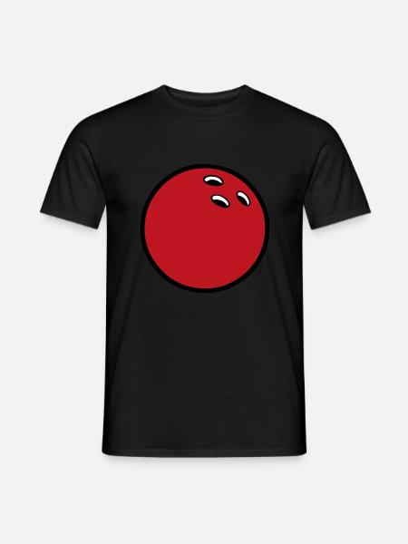 Bowlingkugel 2510 - Männer T-Shirt - Schwarz