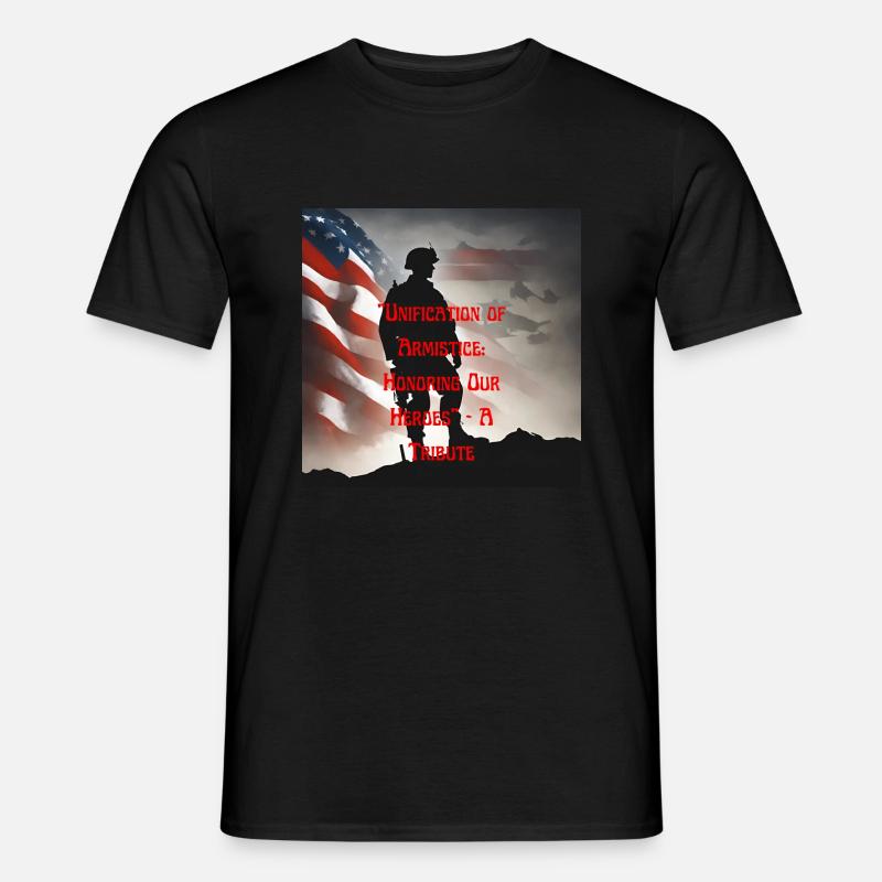 Veteranen, Veteranen, Waffenstillstand. - Männer T-Shirt - Schwarz