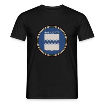 Basilicata - Männer T-Shirt - Schwarz - Vorne - AI Model Male 178 light (178cm)
