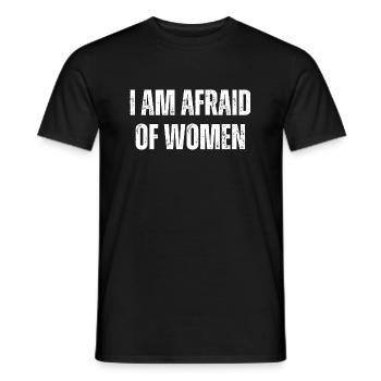 Drôle dont j’ai peur - T-shirt homme - noir - Devant - AI Model Male 178 light (178cm)