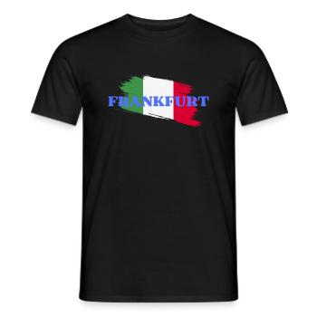 Frankfurt - Men's T-Shirt - black - Front - AI Model Male 178 light (178cm)