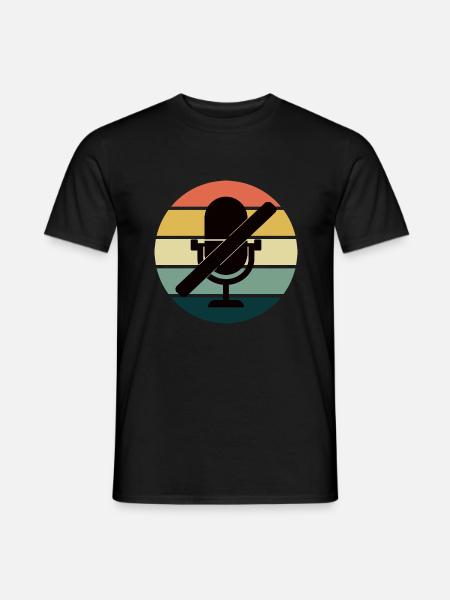Du bist stumm geschaltet - Stille ist Gold - Männer T-Shirt - Schwarz