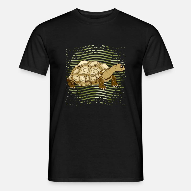 Schildkröte - Männer T-Shirt - Schwarz