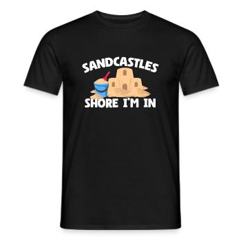 Kids Sandcastle Kit Gear Sandcastle Set Toys - Männer T-Shirt - Schwarz - Vorne - AI Model Male 178 light (178cm)