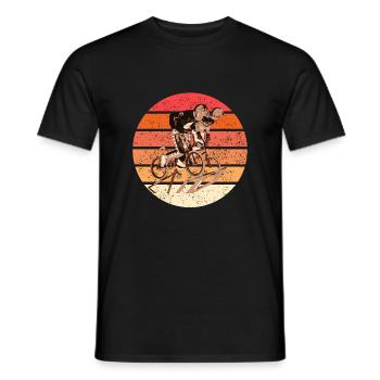 BMX - Männer T-Shirt - Schwarz - Vorne - AI Model Male 178 light (178cm)