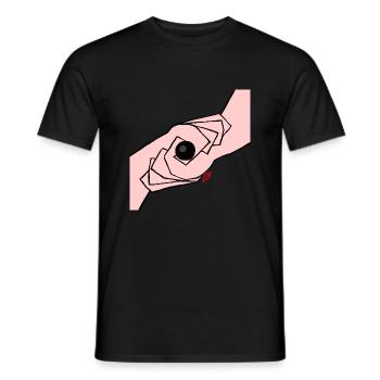 La chance de la boule noire - T-shirt homme - noir - Devant - AI Model Male 178 light (178cm)