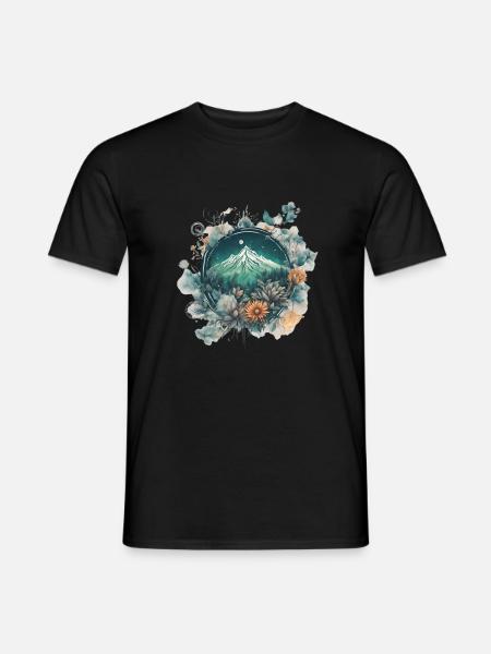 Wonderful World - Männer T-Shirt - Schwarz
