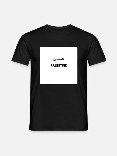Palestine - Men's T-Shirt - black