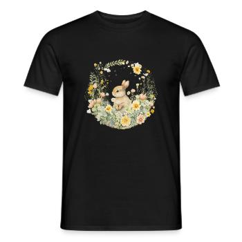 Rabbit - Men's T-Shirt - black - Front - AI Model Male 178 light (178cm)