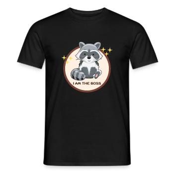 I AM THE CHEFFE - Männer T-Shirt - Schwarz - Vorne - AI Model Male 178 light (178cm)