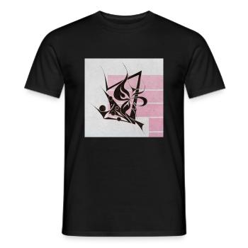Juettner TribalArt No 105 02 - Männer T-Shirt - Schwarz - Vorne - AI Model Male 178 light (178cm)