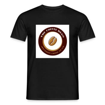 TheCoffeeBeanlogo - Men's T-Shirt - black - Front - AI Model Male 178 light (178cm)