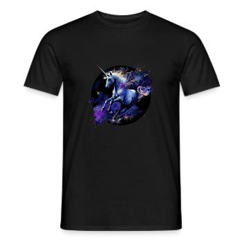 Licorne - T-shirt homme - noir - Devant - AI Model Male 178 light (178cm)
