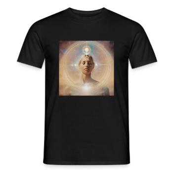 Astrologie - Männer T-Shirt - Schwarz - Vorne - AI Model Male 178 light (178cm)