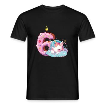 Birthday birthday party birthday gift born - Men's T-Shirt - black - Front - AI Model Male 178 light (178cm)