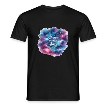 Dream Beyond the Stars - Men's T-Shirt - black - Front - AI Model Male 178 light (178cm)
