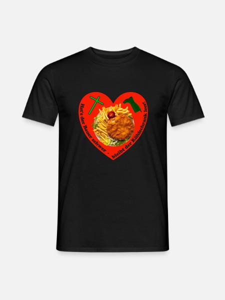 Solidarität mit den Bauern - Männer T-Shirt - Schwarz