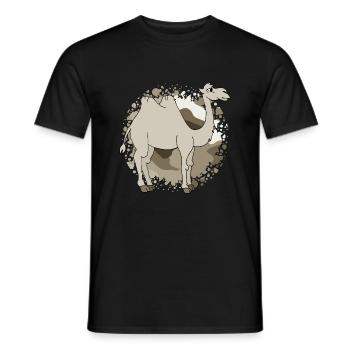 Chameau - T-shirt homme - noir - Devant - AI Model Male 178 light (178cm)