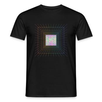 90er Design - Männer T-Shirt - Schwarz - Vorne - AI Model Male 178 light (178cm)
