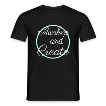 Design Invention Education Entrepreneurship - Men's T-Shirt - black - Front - AI Model Male 178 light (178cm)