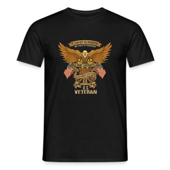 Armee Krieg Militär Uniform Force Soldat Veteran - Männer T-Shirt - Schwarz - Vorne - AI Model Male 178 light (178cm)