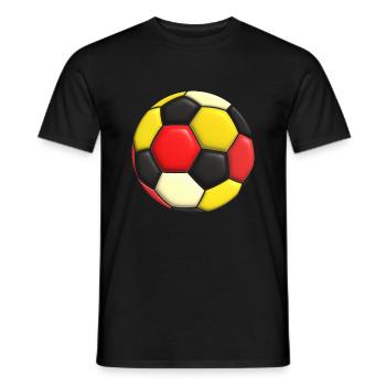 Football Allemagne Noir Rouge Or - T-shirt homme - noir - Devant - AI Model Male 178 light (178cm)