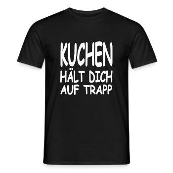 Cake - Men's T-Shirt - black - Front - AI Model Male 178 light (178cm)