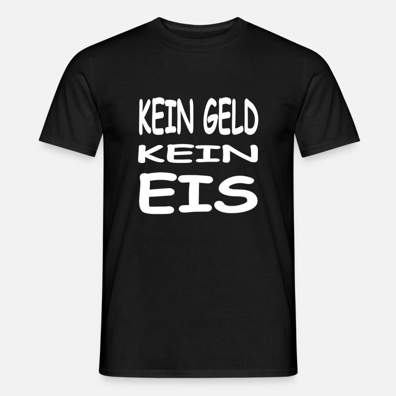 Eis - Männer T-Shirt - Schwarz